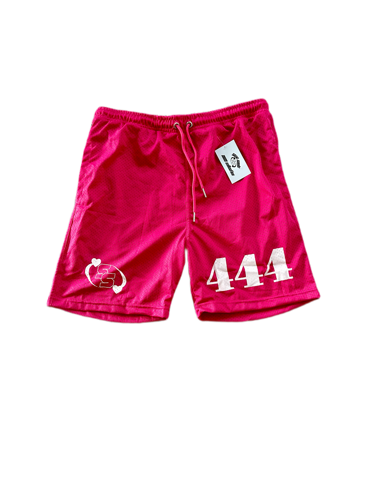 ‘Save souls’ Mesh Short-Pink