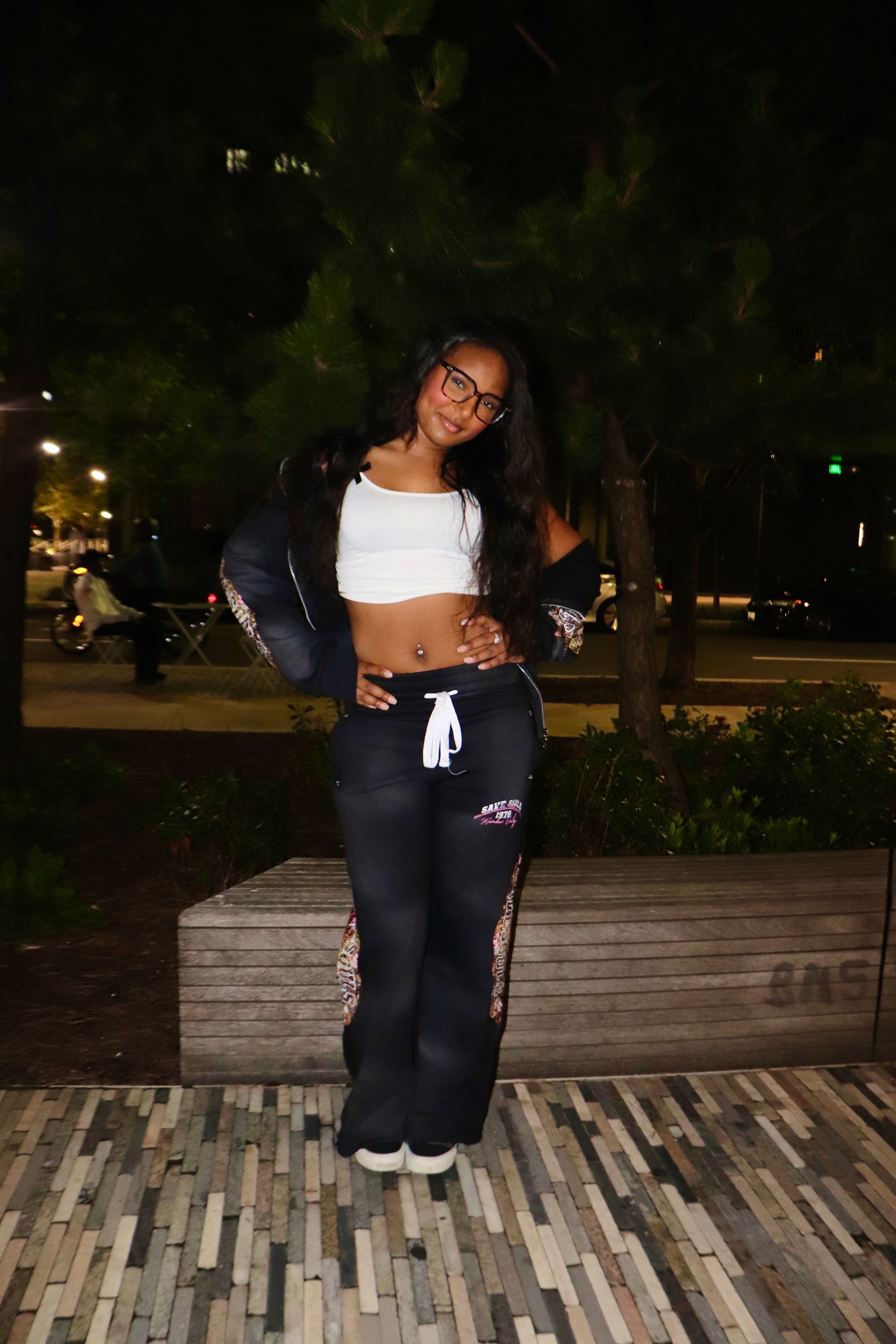 SAVESOULS CHARCOAL SWEATPANTS