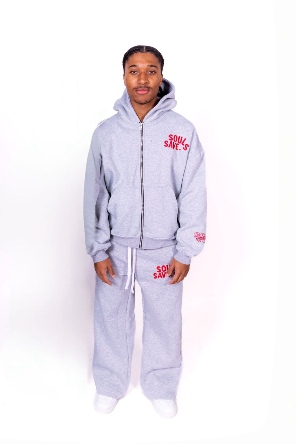 SAVESOULS GREY SWEATSUIT