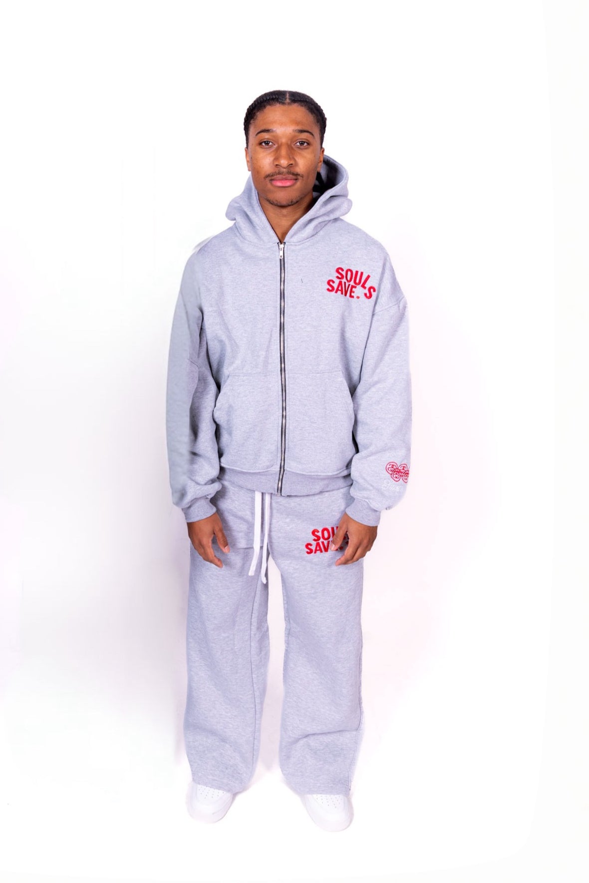 SAVESOULS GREY SWEATSUIT