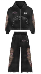 SAVESOULS CHARCOAL SUIT